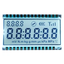 GDC0689 TN 6 Bit LCD Display Module 42*25*2.8mm Metal Pin Connection 3V LCD Screen Digit Clock