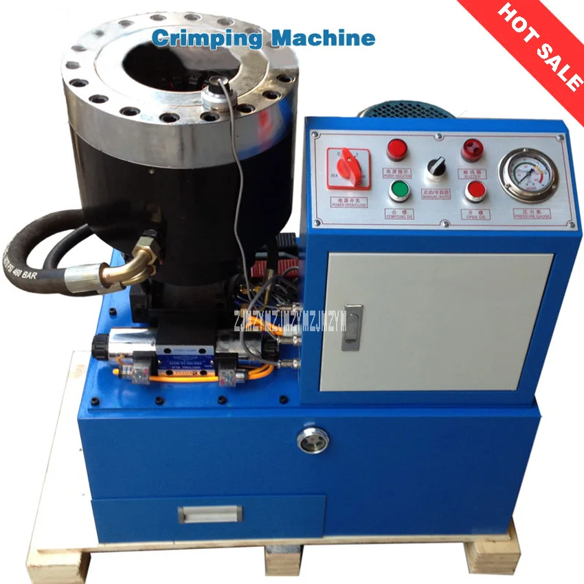 

Hydraulic Hose Crimping Machine+10 set molds 31.5Mpa 560T Buckle Press Withholding Machine +114mm 6~51IVmm 380/220V Hose Crimper