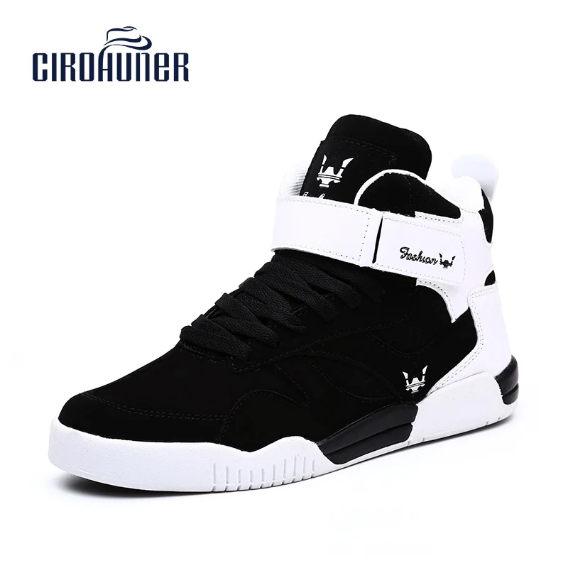 

CIROHUNER Men Boots Brand Autumn Winter Footwear For Basketball Shoes New High Top Canvas Casual Sneakers