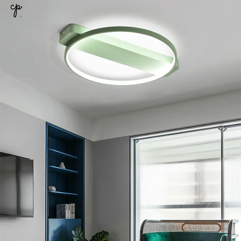 

Nordic Simple Ceiling Light Creative Suction Roof Lamp Round Led Macaron Personality Modern Iron Bedroom Children Ceiling Light