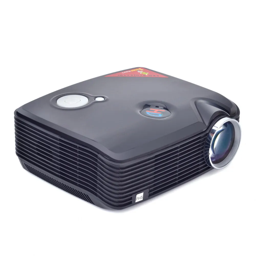 

High Quality Digital Projector 2500 Lumens LED 1080P HDMI Full HD Projector for Home Theater HDMI USB SD AV VGA ,Color Black