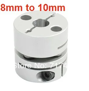 

8mmx10mm Shaft Clamp Tight Robot Motor Wheel Connector Coupling Joint