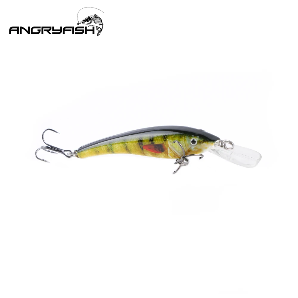 Angryfish горячая Распродажа рыболовные приманки 5 шт. 90 мм 7 г Реалистичная