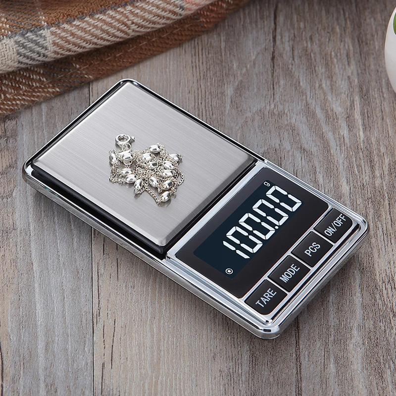 Высокая точность мини ювелирные весы грамма для золота Bijoux серебро алмаз карманные кухонные весы электронные весы
