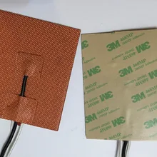 200X200 мм, 300 Вт 220 В, W/NTC 100 к термистор, силиконовый нагреватель 3d принтер нагреватель, тепловая кровать, гарантированное качество первого класса