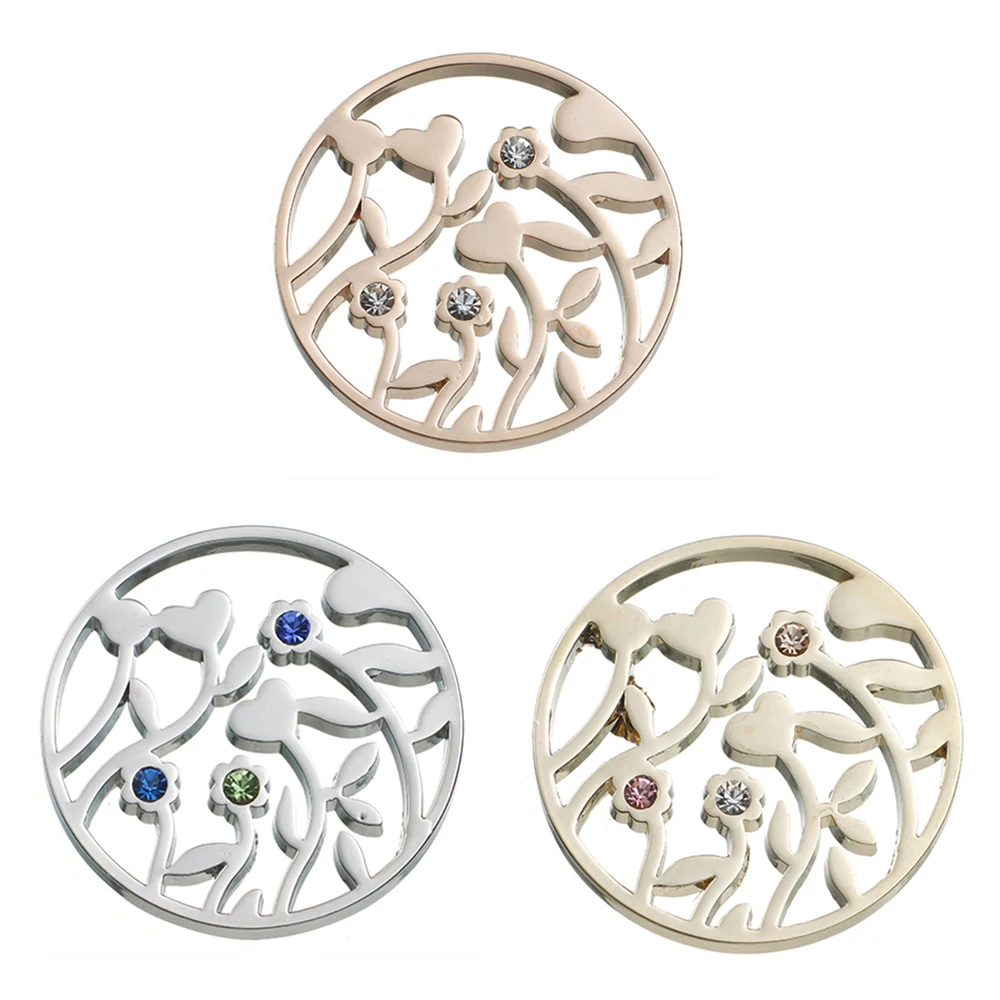 

My Coin Necklace Pendant Jewelry Collares De Moda 2019 Crystal Alloy Long Chain Necklace Interchangeable Jewelry for Women