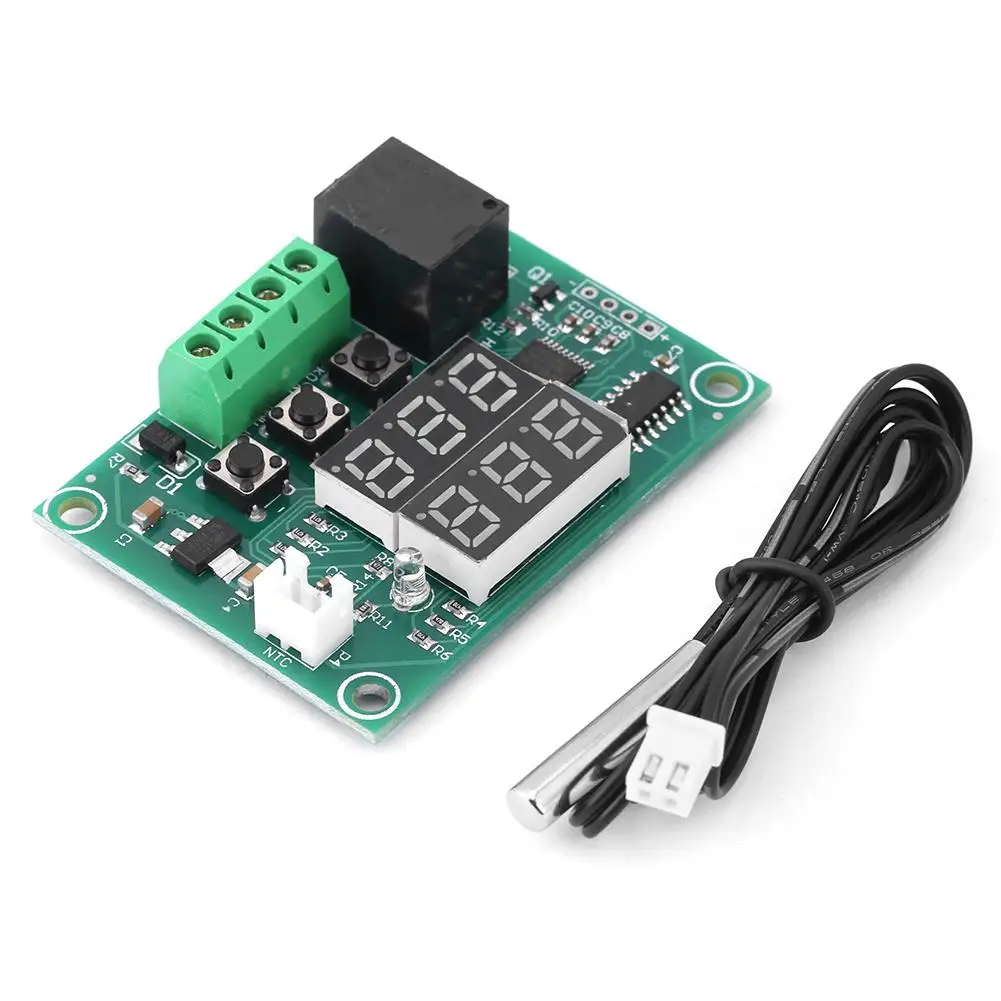

Hot sale DC 12V Digital Dual LED Display Thermostat Temperature Controller Thermometer Thermo Control Sensor Relay Switch Module