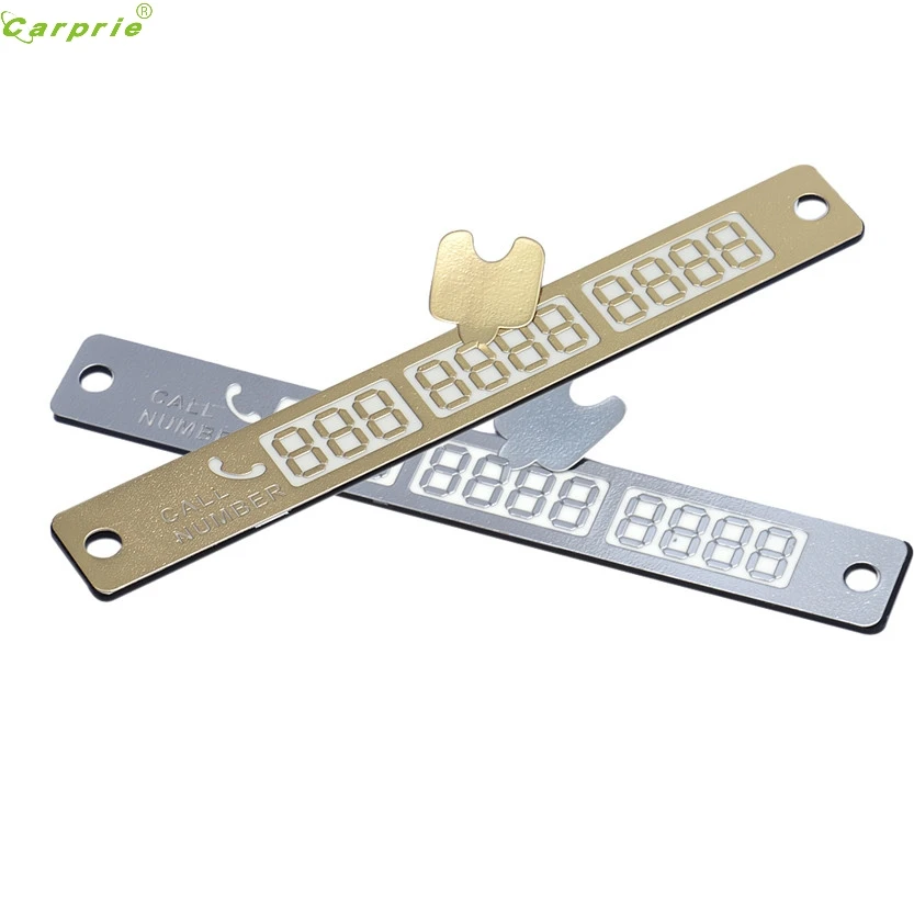 

2019 NEW HOT Parking Card Car-styling Luminous Temporary Parking Card With Suckers And Phone Number Card Plate July 22 DROPSHIP