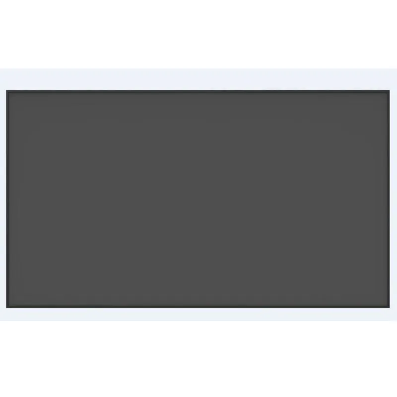 

150 Inch 16:9 HDTV 4K 3D Anti-Light Rejection Black Crystal Ultra Thin Fixed Frame Projector Screen for Long Focus Projector