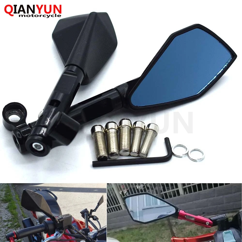 

Universal CNC aluminum alloy motorcycle rearview mirror side mirror for Suzuki GSXR600 GSXR750 GSXR1000 GSR600 GSR750 DL650