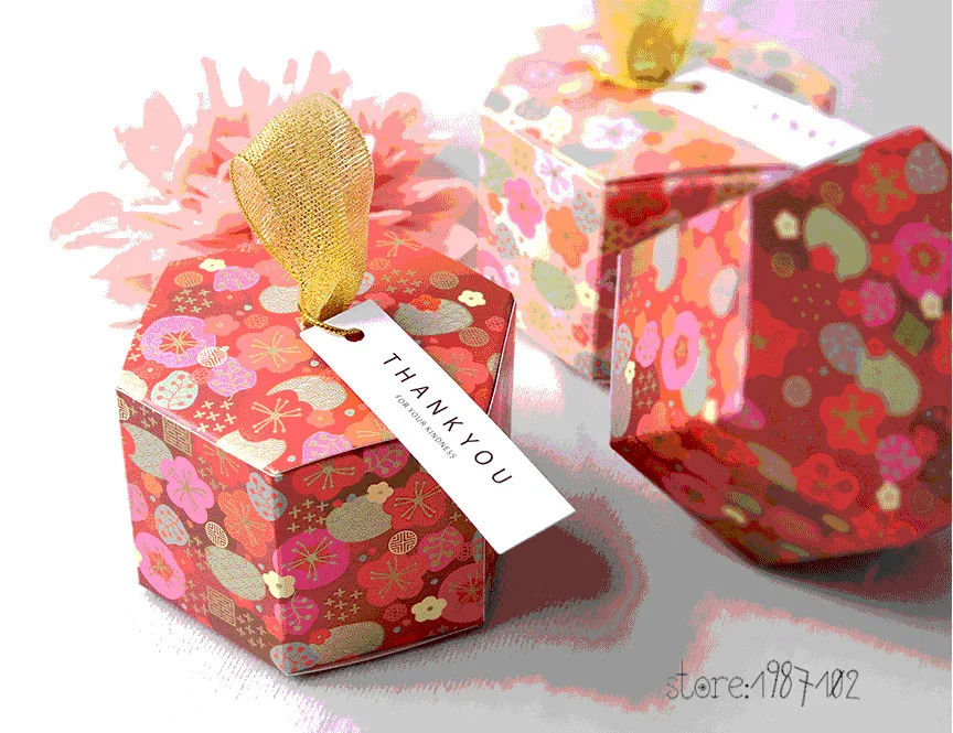 50/100 шт. Шестигранная коробка для шоколадных конфет|lot lot|package boxpackage gift box |