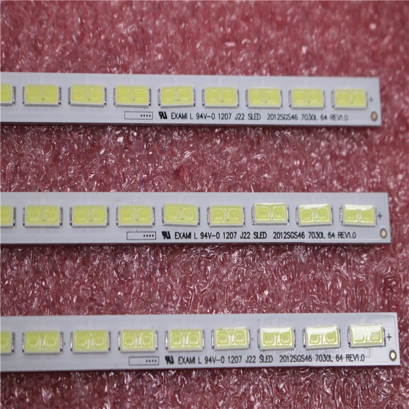 

LJ64-03495A LTA460HN05 46EL300C 46HL150C LED strip SLED 2012SGS46 7030L 64 REV1.0 1 Piece=64LED 570MM original 100%