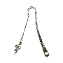 Светящиеся перья семь звезд змея закладки Ретро звезда заколки для беременных изысканные зерна свет металла флуоресцентные змея закладки