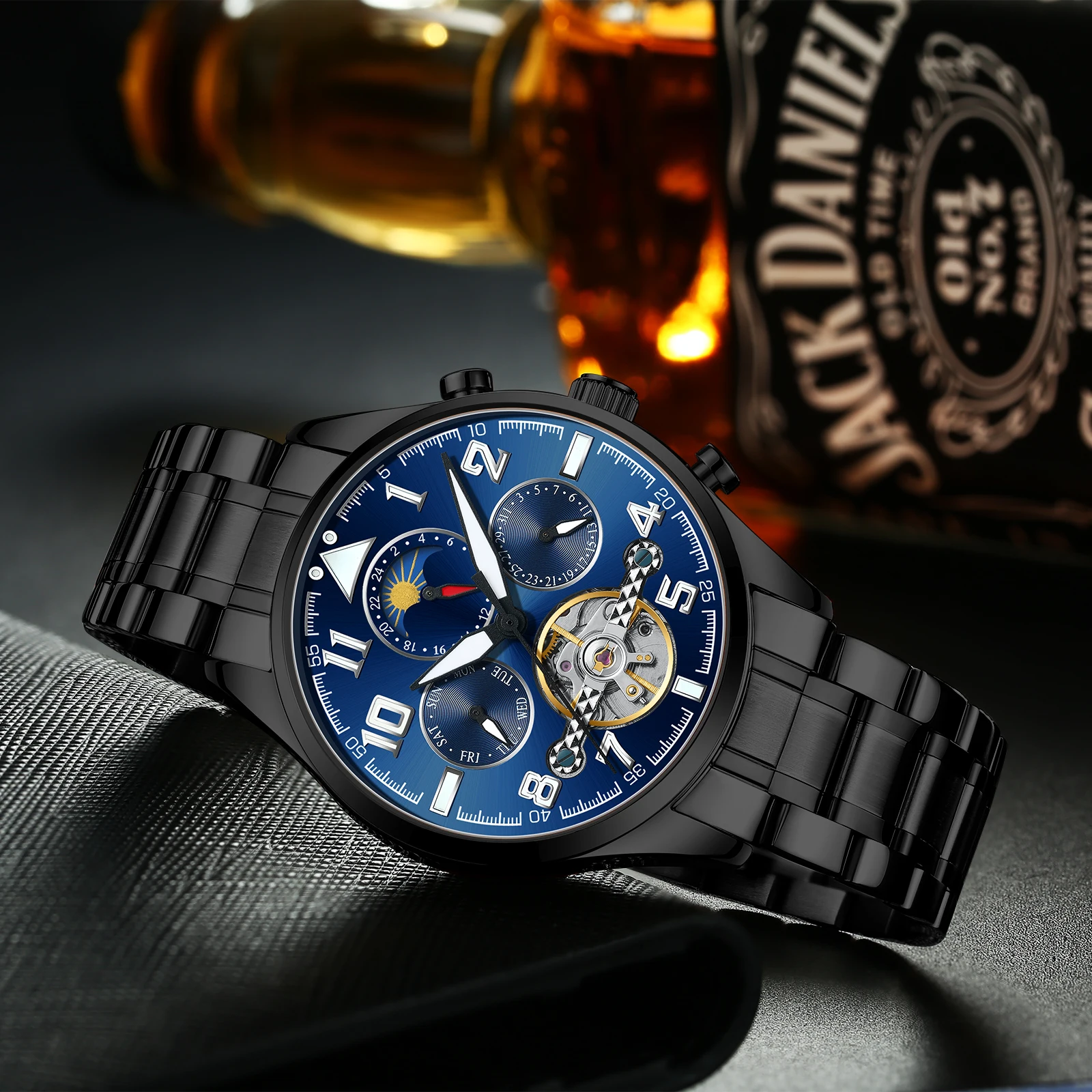 AILANG мужские часы люксовый бренд автоматические механические роскошные часы мужские спортивные часы наручные Мужские часы турбийон