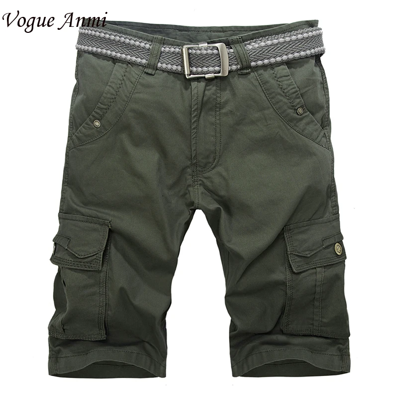 Hot sale men s casual shorts multi pocket camouflage male cargo shorts man shorts size 30