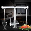 Kitchen Faucet Chrome Dual Spout Drinking Water Filter Brass Purifier Vessel Sink Mixer Tap Hot and Cold Water Torneira ► Photo 2/6