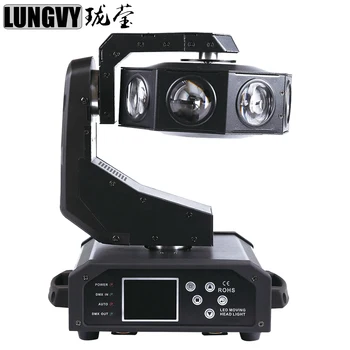 

Free Shipping Double Flying Light UFO Single Wheel 8*40W CREE RGBW 4in1 LED Moving Head Disco Party Night Club Stage Lighting