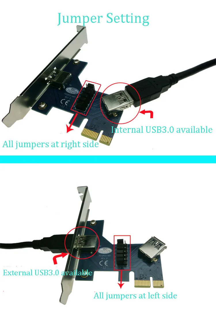 PCIe x1 на 2 порта PCI Слоты карты адаптер для видеокарты