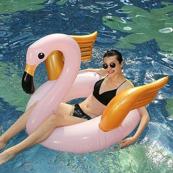 

Beach chair Inflatable Flamingo Unicorn Pool Floats Tube Raft Swimming Ring Circle Water thickening PVC mount Outdoor chair