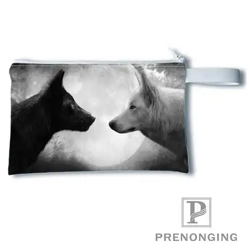 

Custom WOLF (2) Printing Coin Purse Change Purse Zipper Zero Wallet Phone Key Bags Fashion Small Female Purse#19-01-22-3-160