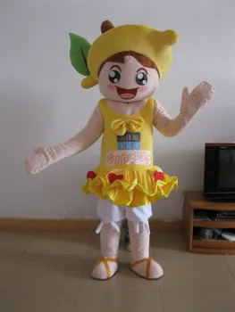 

Pretty lemon girl Fancy Dress Adult Character Cosplay mascot costume for Halloween party costumes