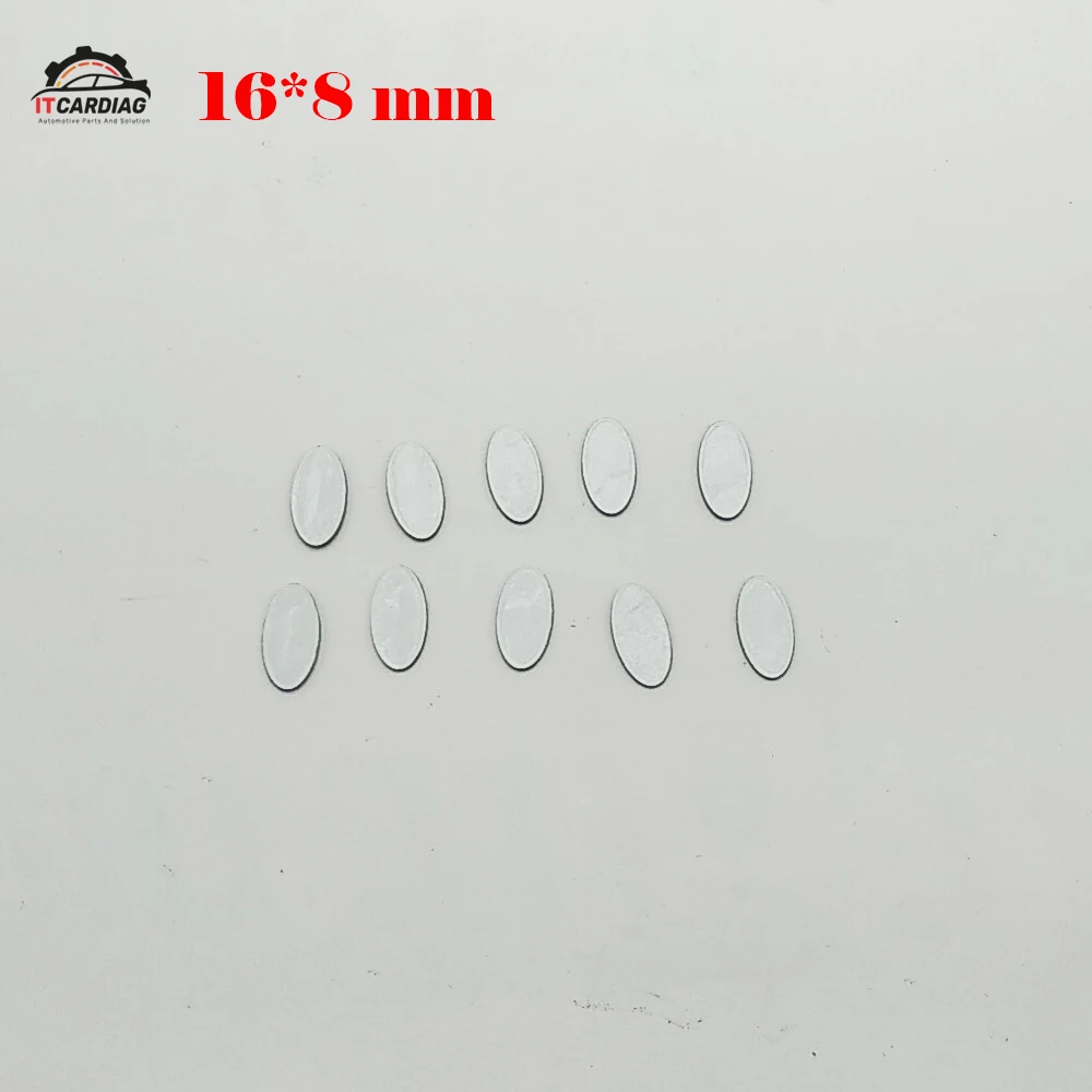 

5 pcs 16*8mm For Hyundai Logo Key Car Key Shell Sticker Emblem Badge Aluminum DIY metal car key logo black white color
