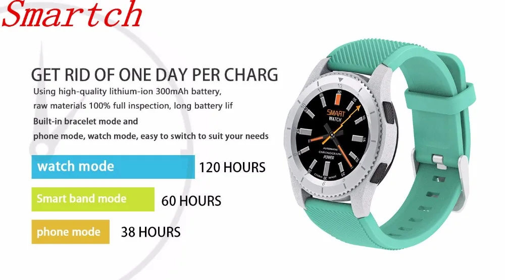 

Smartch G8 Smartwatch Bluetooth 4.0 Fitness Tracker SIM Card Heart Rate Blood pressure smart watch For Android IOS