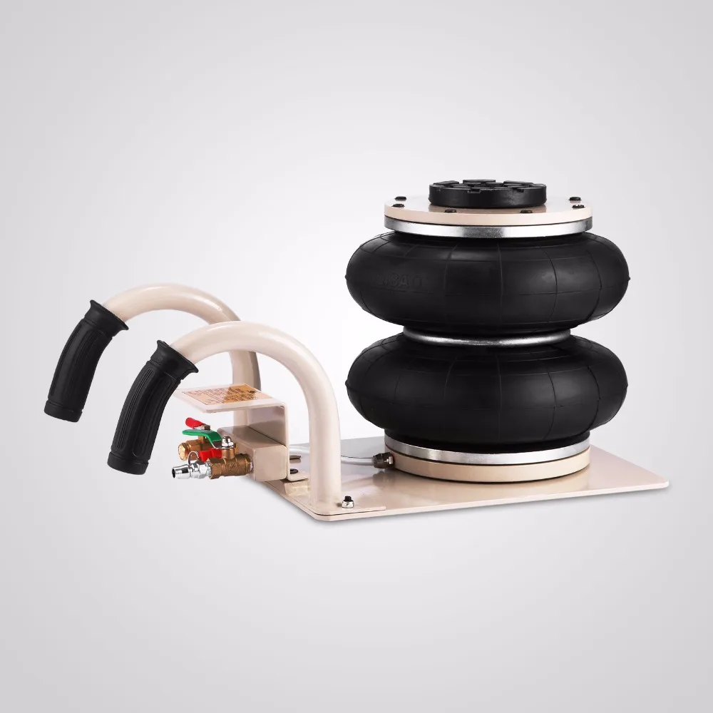 

Pneumatic Air Jack with a height of 12Inch 2 Ton Double Bag Air Jack Lifting with 5500LBS Capacity