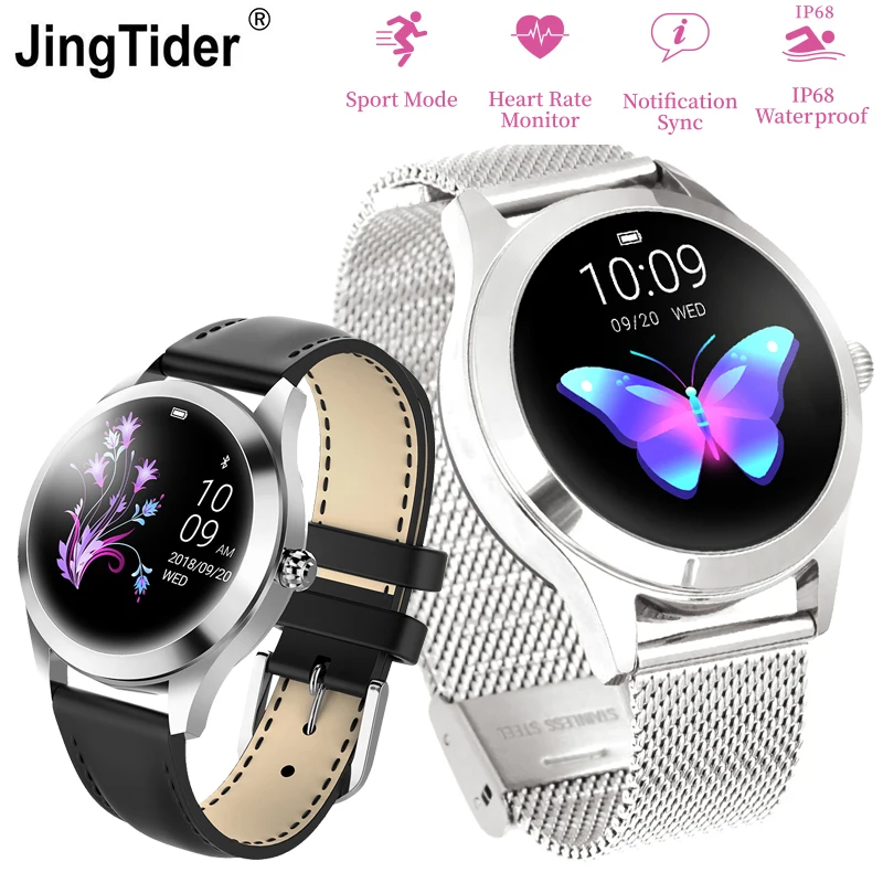 New KW10 Fashion Ladies Smart Watch Multi Sports Modes IP68 Waterproof