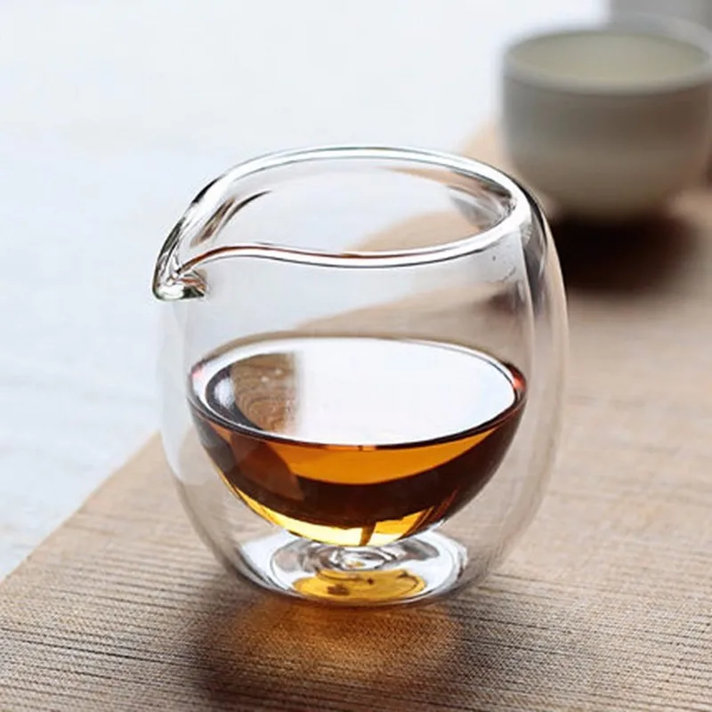 

150ml Double Layer Glass Tea Cup High Temperature Resistant Water Cups Milk Beer Wine Mugs Drinkware Gift