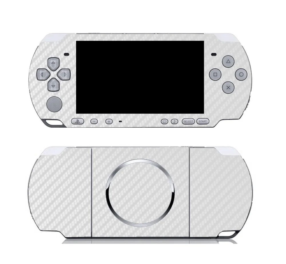 

White Carbon Fiber Vinyl Skin Sticker Protector for Sony PSP 3000 skins Stickers for PSP3000