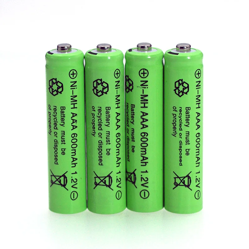 1,2 v Ni-MH AAA батареи 600mAh перезаряжаемые nimh батареи 1,2 V Ni-MH aaa для электрического дистанционного управления автомобиля игрушки RC ues