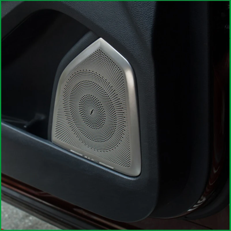 

Auto Parts For Ford Edge 2016 2017 Car Door Audio Player sound Speaker Moulding Cover Trim decorative Sticker Car-styling