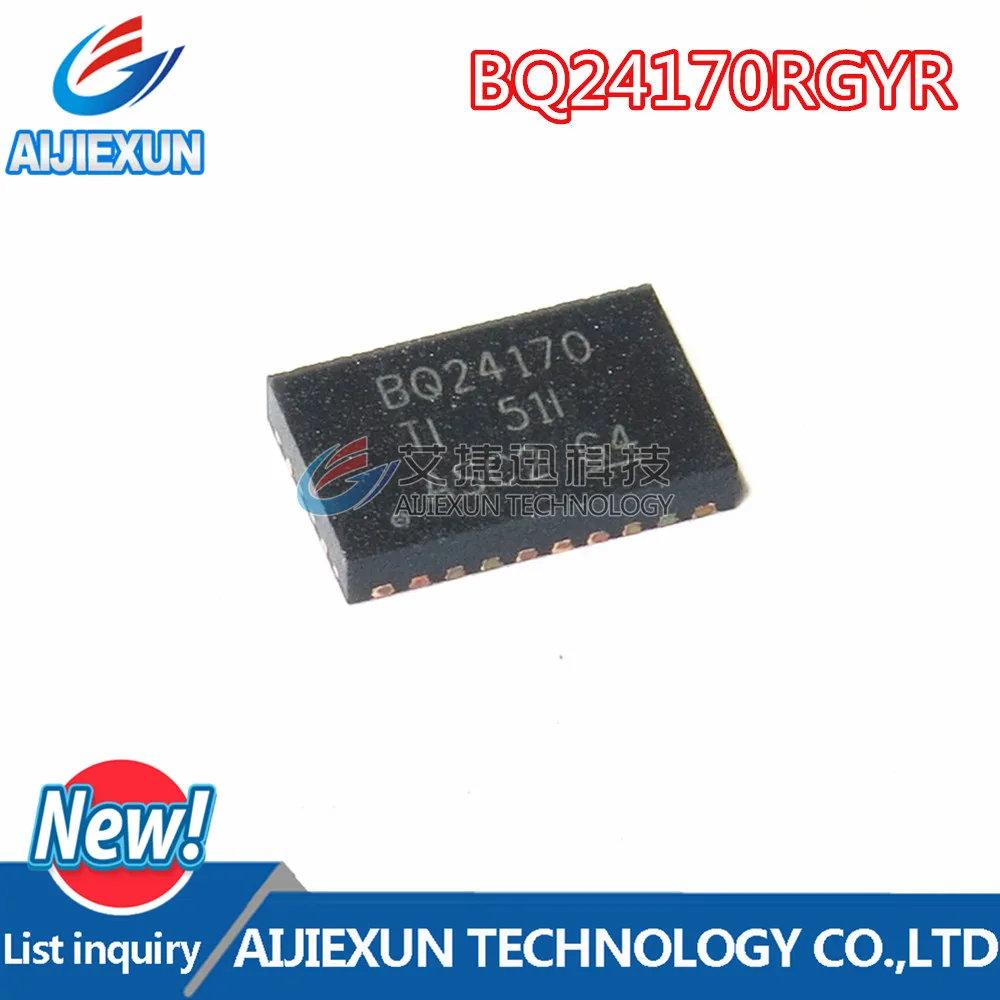 

5Pcs BQ24170RGYR BQ24170 VQFN-24 BBattery Charger Li-Ion/Li-Pol 4000mA 13.5V 24-Pin VQFN EP T/R in stock 100% New and original