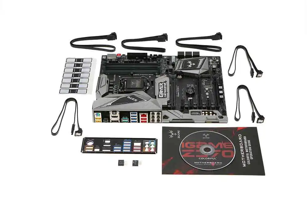 Цветная материнская плата iGame Vulcan X Intel Z370 LGA 1151 DDR4 SATA 6 ГБ/сек. материнская плата по стандарту ATX материнская плата 2 M.2 фронтальная USB3.0 2-Way SLI Pro Gaming