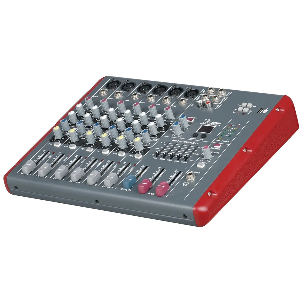Mixing console recorder 48 V phantom power monitor