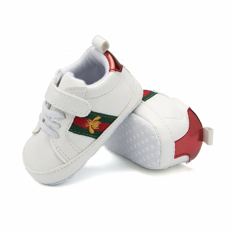 Baby Shoes Printed Soft Bottom Footwear 0-18M Newborn First walker Trainers Baby Soft Anti-slip Sneaker