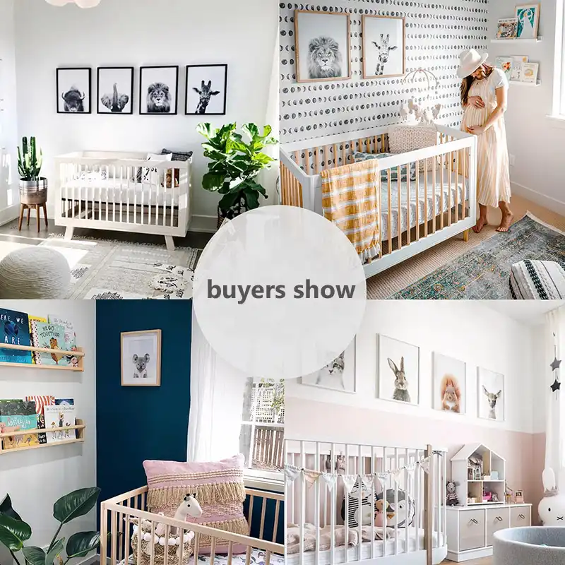 Arte de pared para cuarto de niños, decoración para dormitorio de niñas