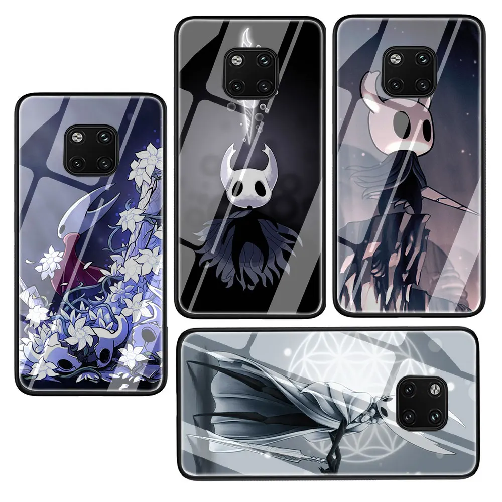 Полый рыцарь закаленное стекло чехол для телефона Huawei Mate P 10 20 30 Lite Pro Y9 Honor 8X 7A