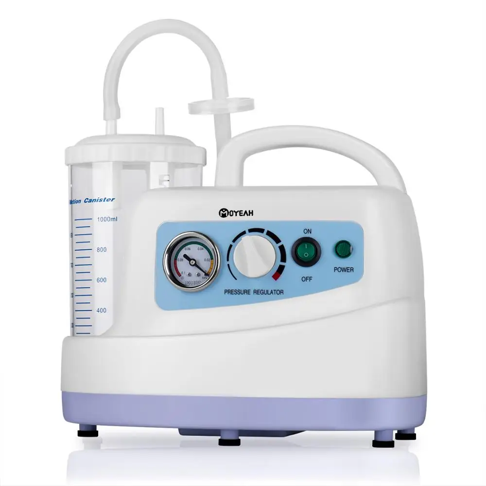 MOYEAH 220V Phlegm Suction Unit Portable Electric Medical Emergency Sputum Aspirator Equipment Suction Machine Home Care