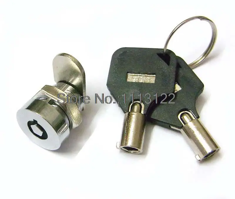

Pentagonal Cylinder Small Tubular Key Cam Lock Cylinder-shaped Lock Face 4 Pins Mini Tubular Cam Lock for computer case 1 Pc