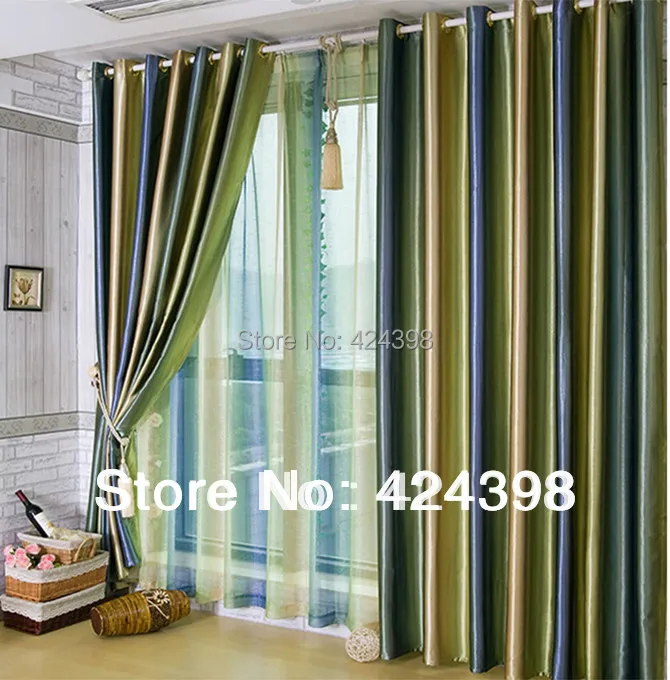 Современные роскошные занавески в полоску для гостиной/спальни, комплект занавесок, Солнцезащитная ткань, занавески, готовая продукция