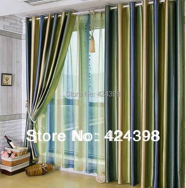 Morden Luxus Streifen Vorhang Fur Wohnzimmer Schlafzimmer Set