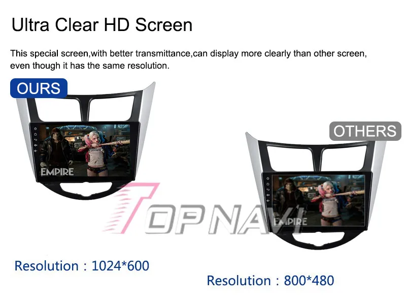 Discount Topnavi 10.2" Quad Core Android 6.0 Car GPS Navigation for Hyundai Verna 2015 Autoradio Multimedia Audio Stereo,NO DVD In Dash 21