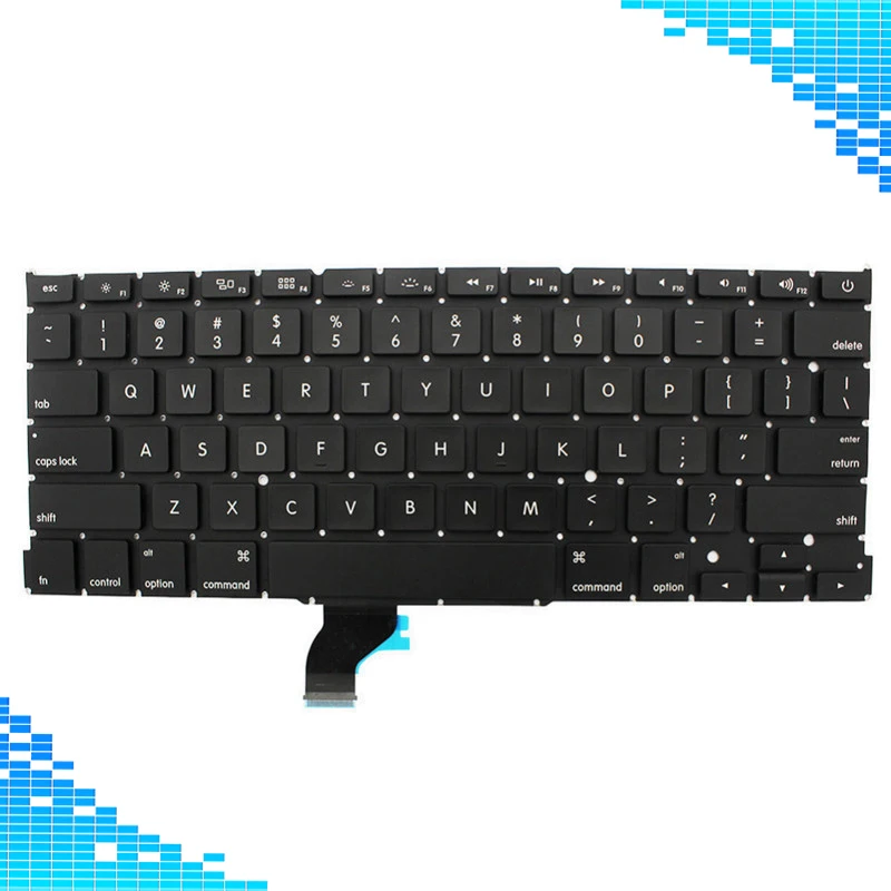 

Netcosy US Version Keyboard For MacBook Pro 13" Retina A1502 2013 2014 2015 US standard replacement keyboard For Macbook A1502