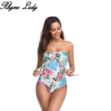 Rhyme Lady Женская сдельная пляжная одежда Пуш-Ап купальник бразильская девочка Цветочная пляжная одежда женский купальный костюм XL