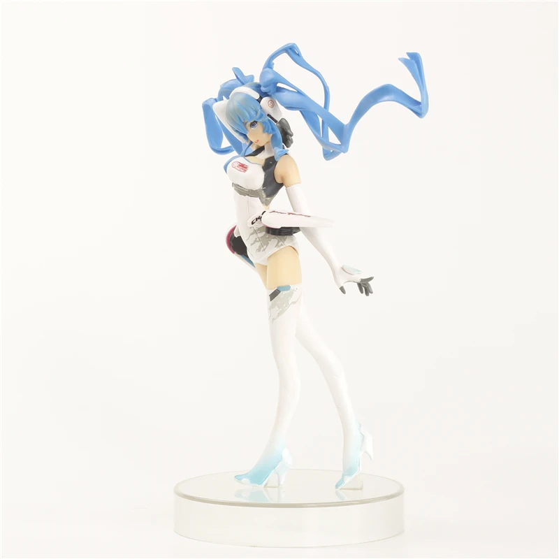 Hatsune Miku Racing 21cm Anime Action Figure Toy for Children Collection Birthday T004