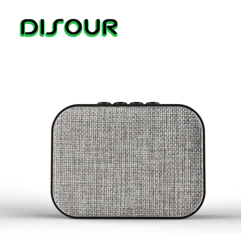 

DISOUR Portable Bluetooth Speaker Support TF Card/U Disk Wireless Mini Radio Subwoofer Bluetooth Speaker For Home Outdoor Sports