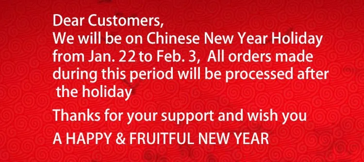 CNY holiday