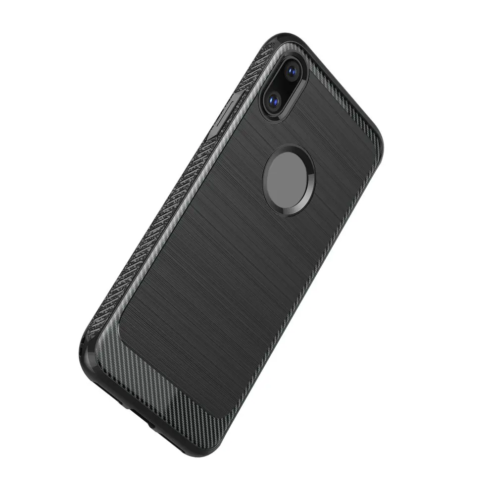 

8pcs Wiredrawing Phone Case Silicone Heat Elimination Phone Cover For iPhone X